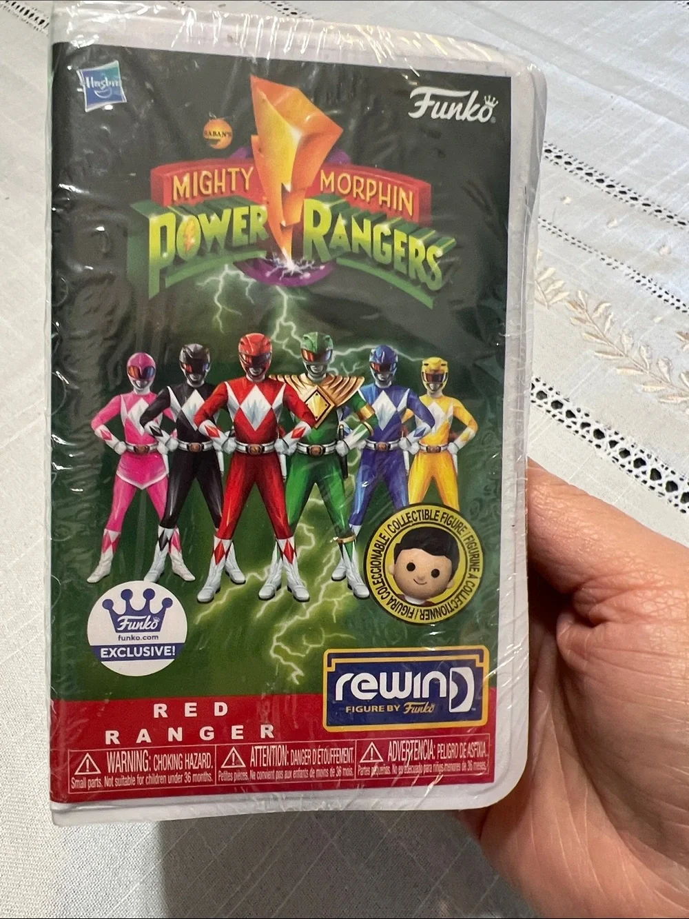 Brand New Funko Power Rangers Rewind Figurine — Red Ranger Figure